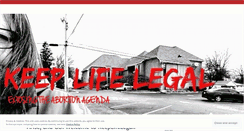 Desktop Screenshot of keeplifelegal.com